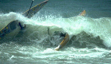 (Ed Gilette crash and burn)